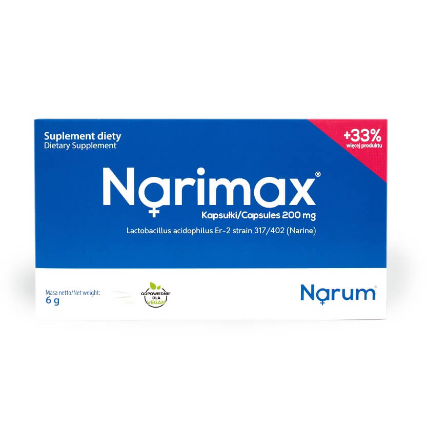 Narimax gélules 200mg 6g NARUM