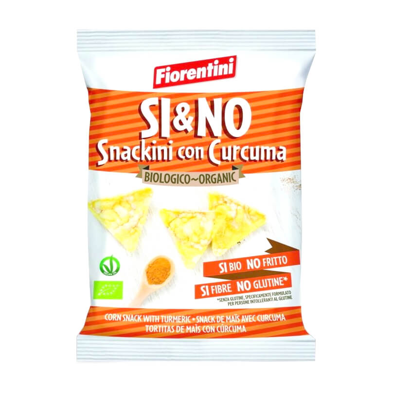 Mini snack de maïs au curcuma sans gluten 20g EKO FIORENTINI