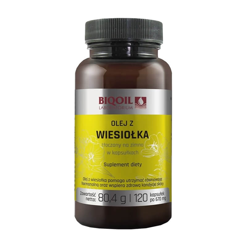 Huile d'onagre pressée à froid 120 gélules (670 mg) - BIOOIL