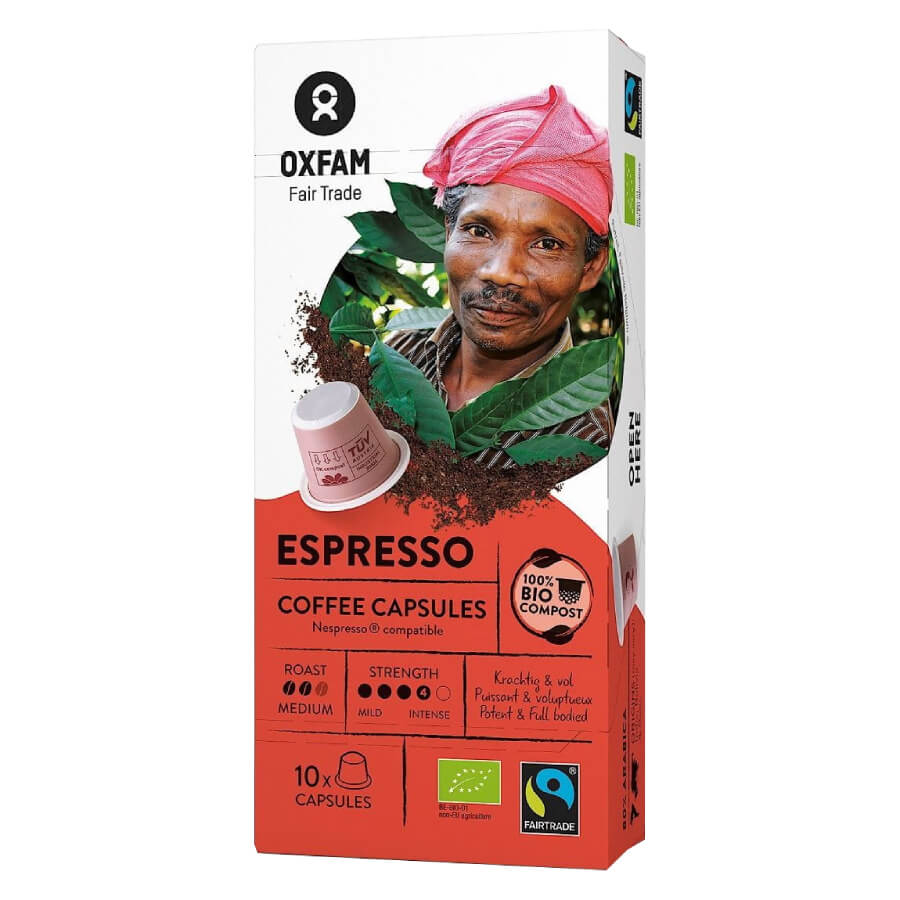 Arabica / Robusta expresso commerce équitable BIO 10 capsules nespresso - OXFAM