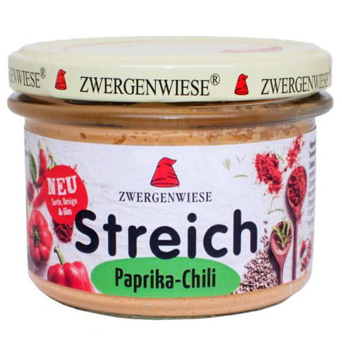 Pâte de tournesol au pepperoni paprika sans gluten BIO 180 g - ZWERGENWIESE