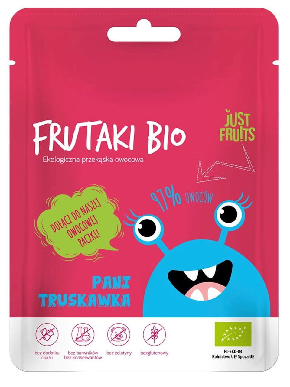 Lady fraise gelée sans gluten BIO 50 g - FRUTAKI