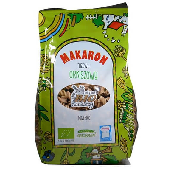 Pâtes (épeautre complet) gimletki BIO 400 g - BABALSCY