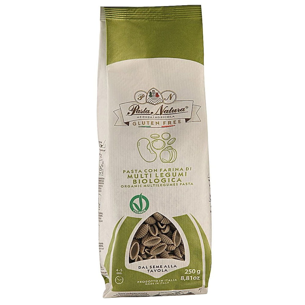 Pâtes (légumineuses) coques sans gluten BIO 250 g - NATURA PASTA