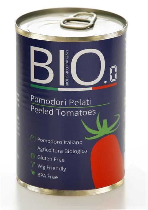 Tomates Pelati sans gluten 400g BIO bioLOGICO ITALIANO