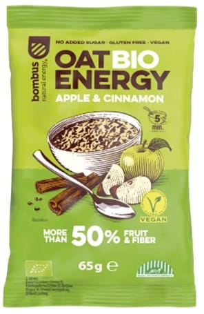 Bouillie pomme - cannelle sans gluten BIO 65 g BOMBUS