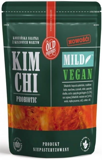 Kimchi vegan doux doypack 250 g OLD FRIENDS