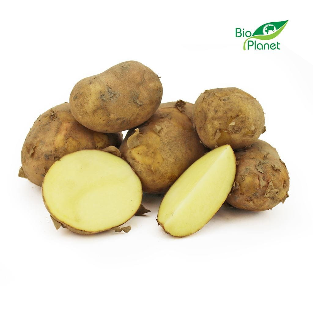 Emballage vrac (kg) - Pommes de terre blanches fraîches, BIO fraîches (polonais) (environ 10 kg)