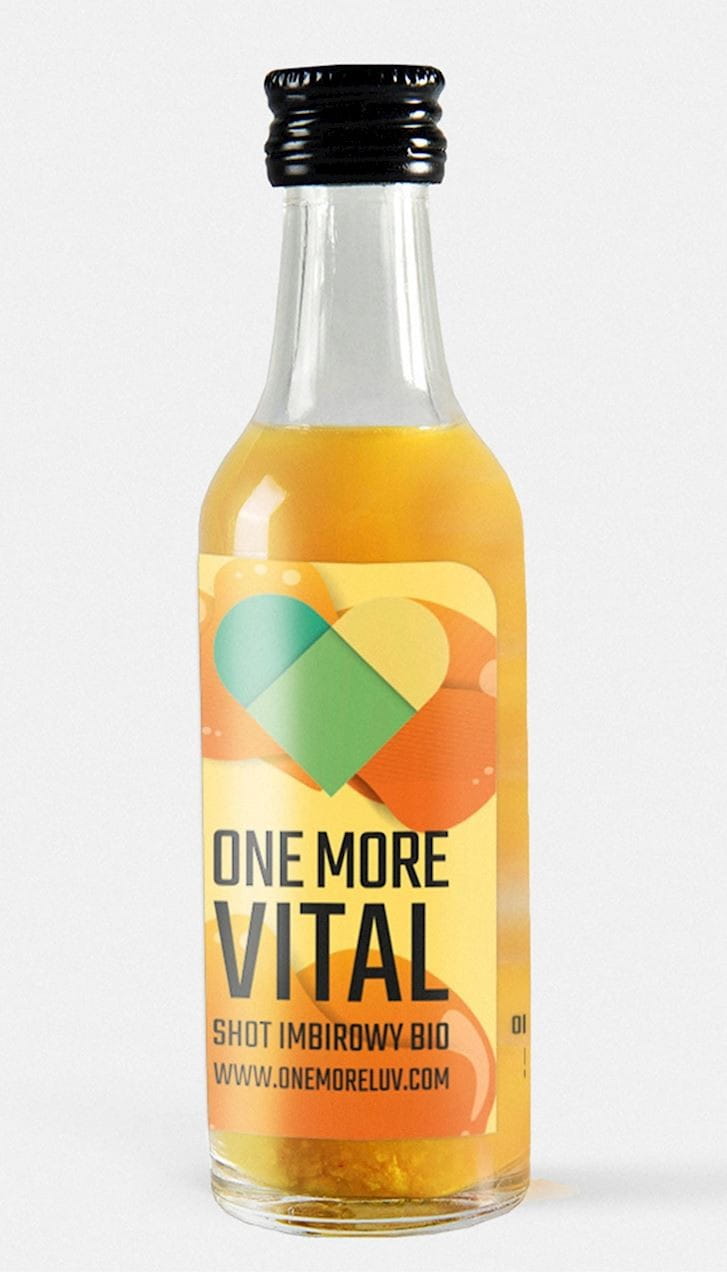 Fruit shot gingembre - pomme - miel BIO 50 ml - ONE MORE LUV