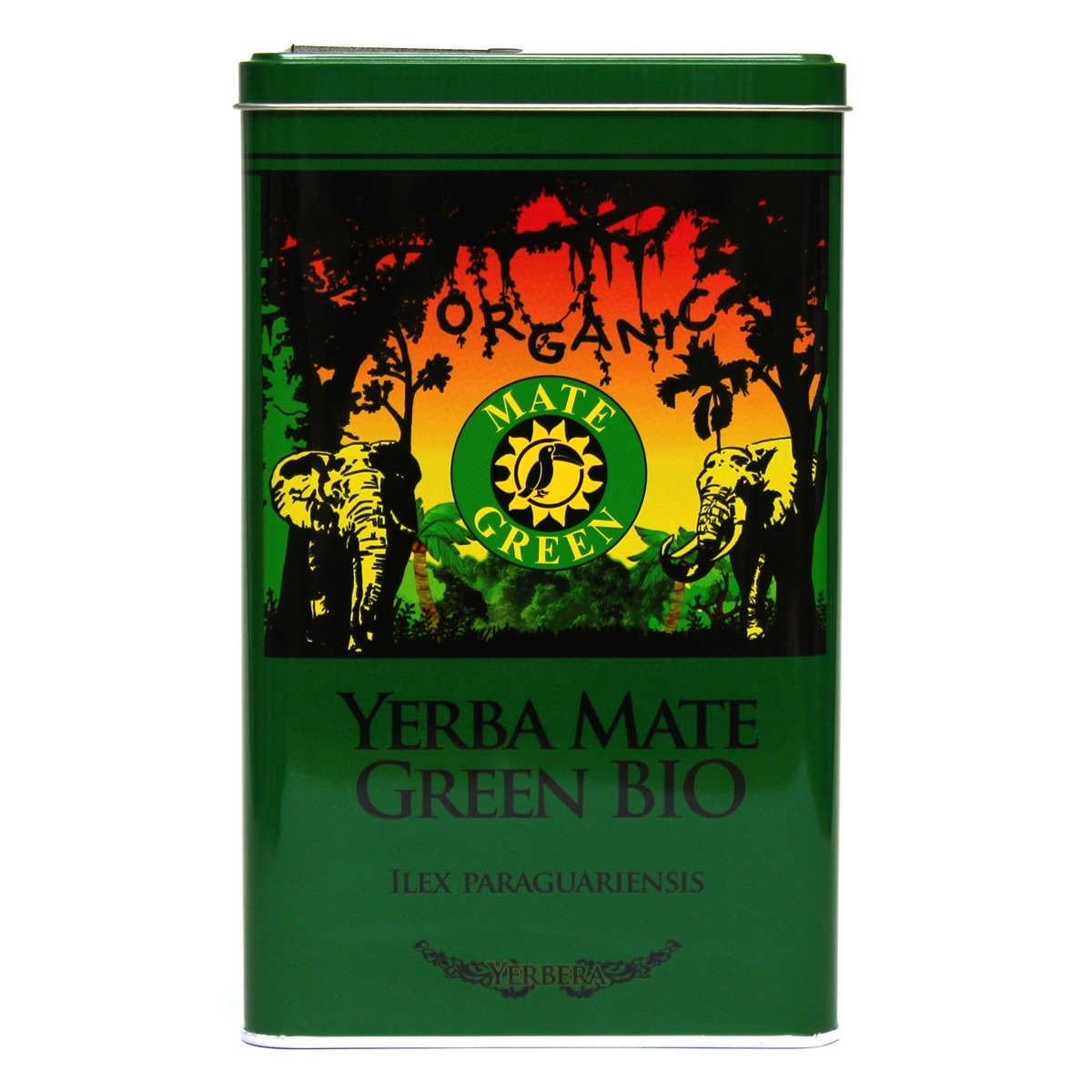 Yerba maté BIO 400 g (bidon avec doseur) - MATE BIO VERT