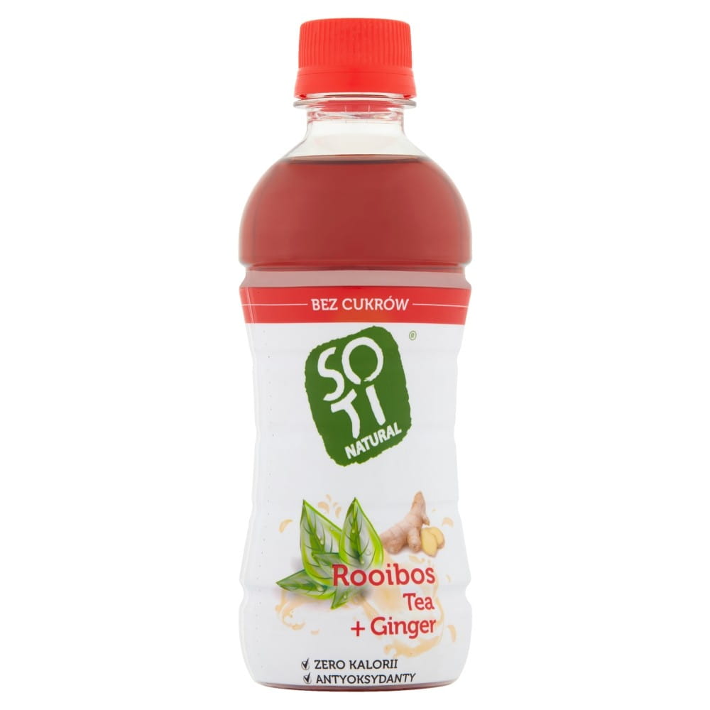 Infusion de rooibos infusé à froid au gingembre BIO 340 ml - SOTI