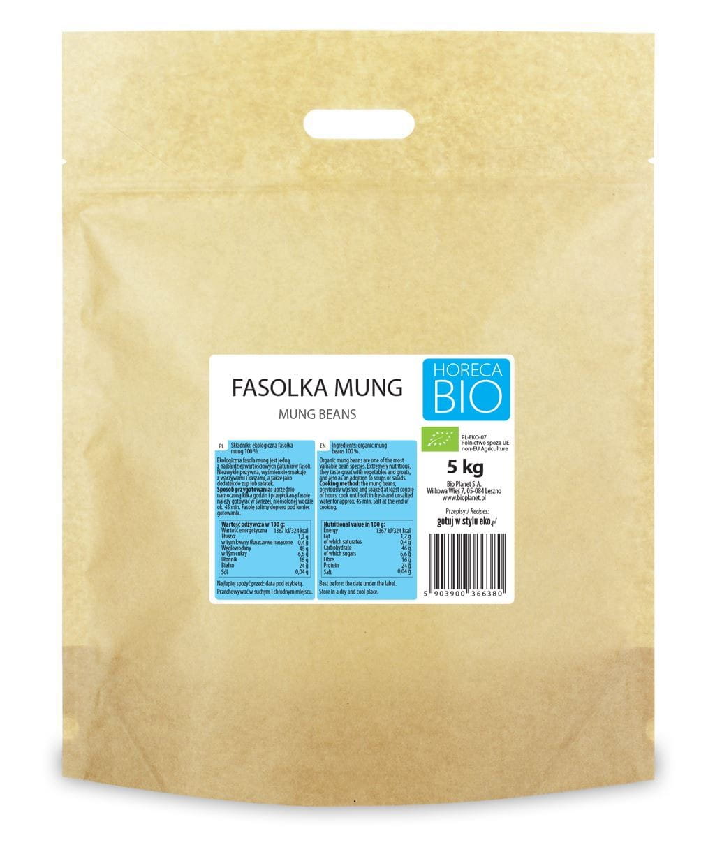 Haricots mungo BIO 5 kg - HORECA