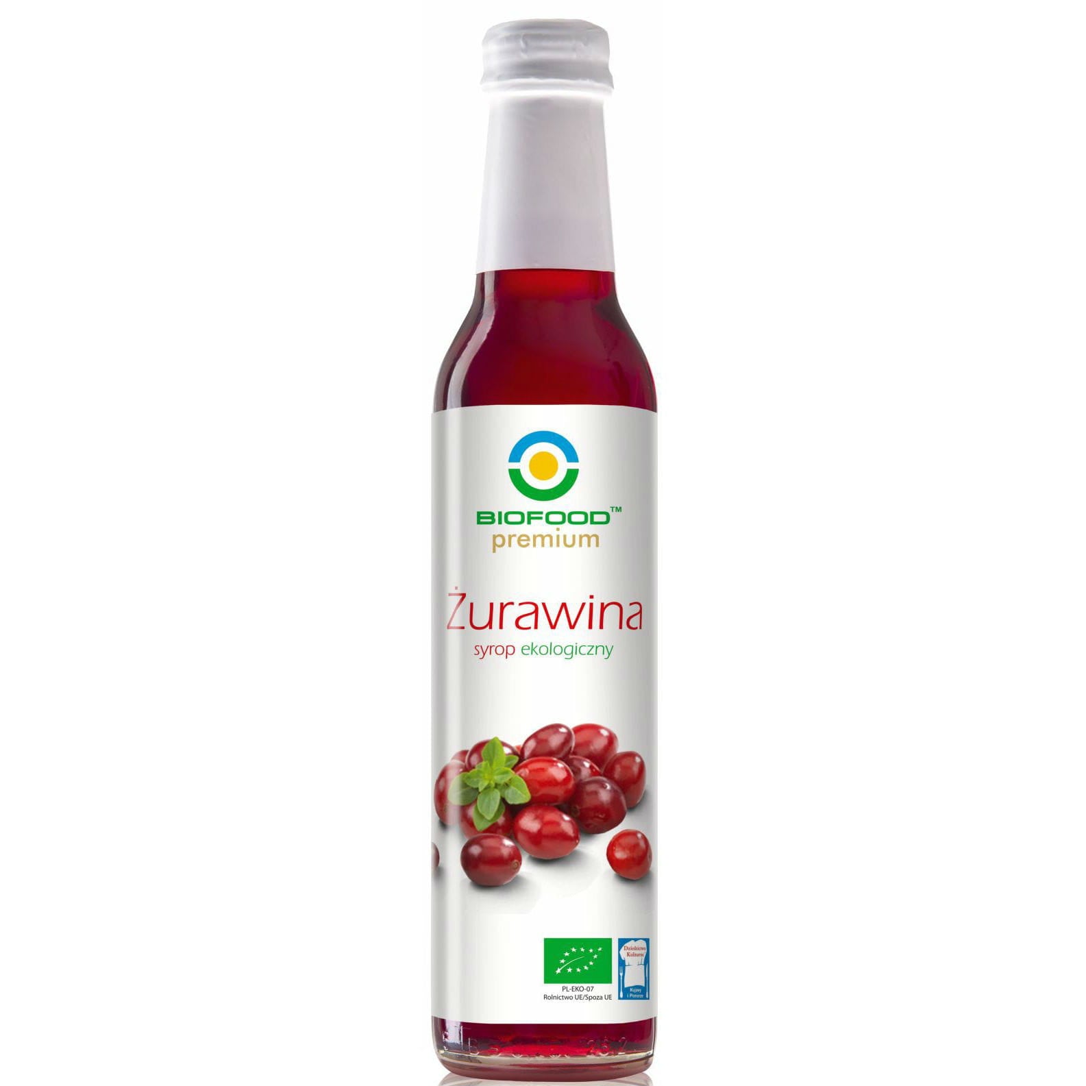 Sirop de Canneberge BIO 250 ml - BIO FOOD
