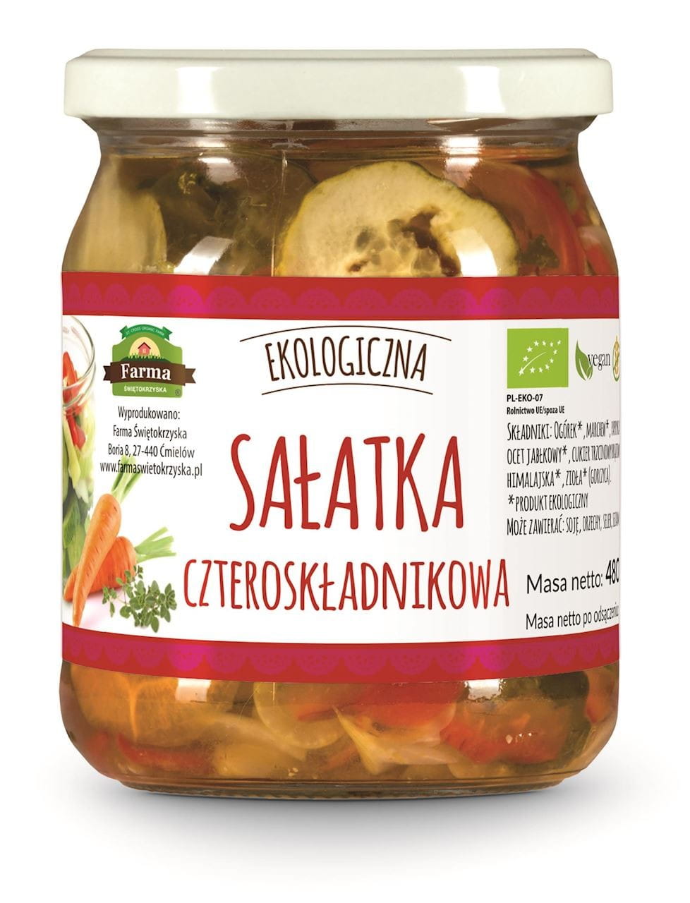 Salade à 4 composants BIO 480 g (240 g) - FARMA ŚWIĘTOKRZYSKA