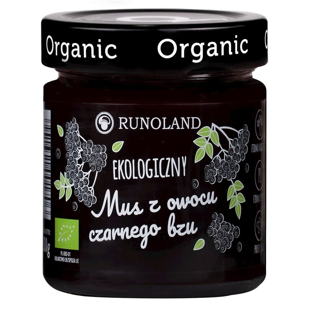 Mousse aux fruits de sureau BIO 200 g - RUNOLAND