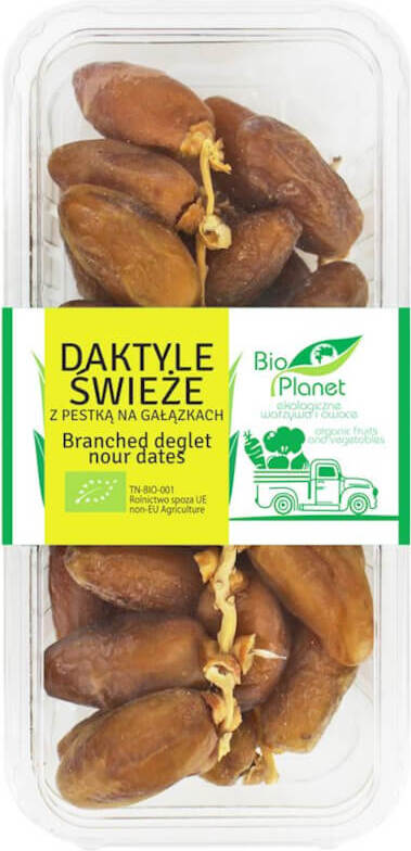 Dattes séchées avec noyau (sur brindilles) BIO 250 g - BIO PLANET