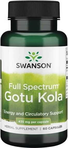 Gotu kola cola 435 mg 60 gélules de SWANSON