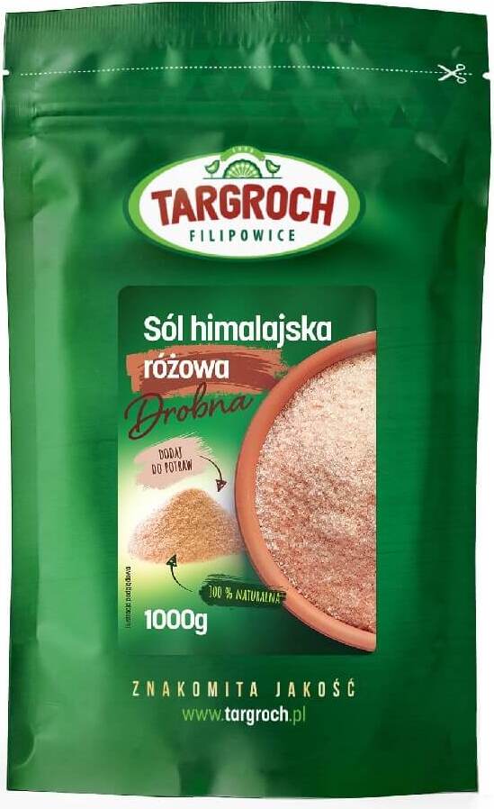 Sel rose de l'Himalaya fin 1000g TARGROCH