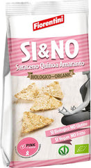 Pyramide de chips de sarrasin au quinoa et à l'amarante sans gluten BIO 80 g - FIORENTINI