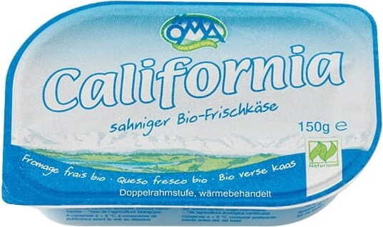 Fromage à tartiner à la crème BIO 150 g - OMA