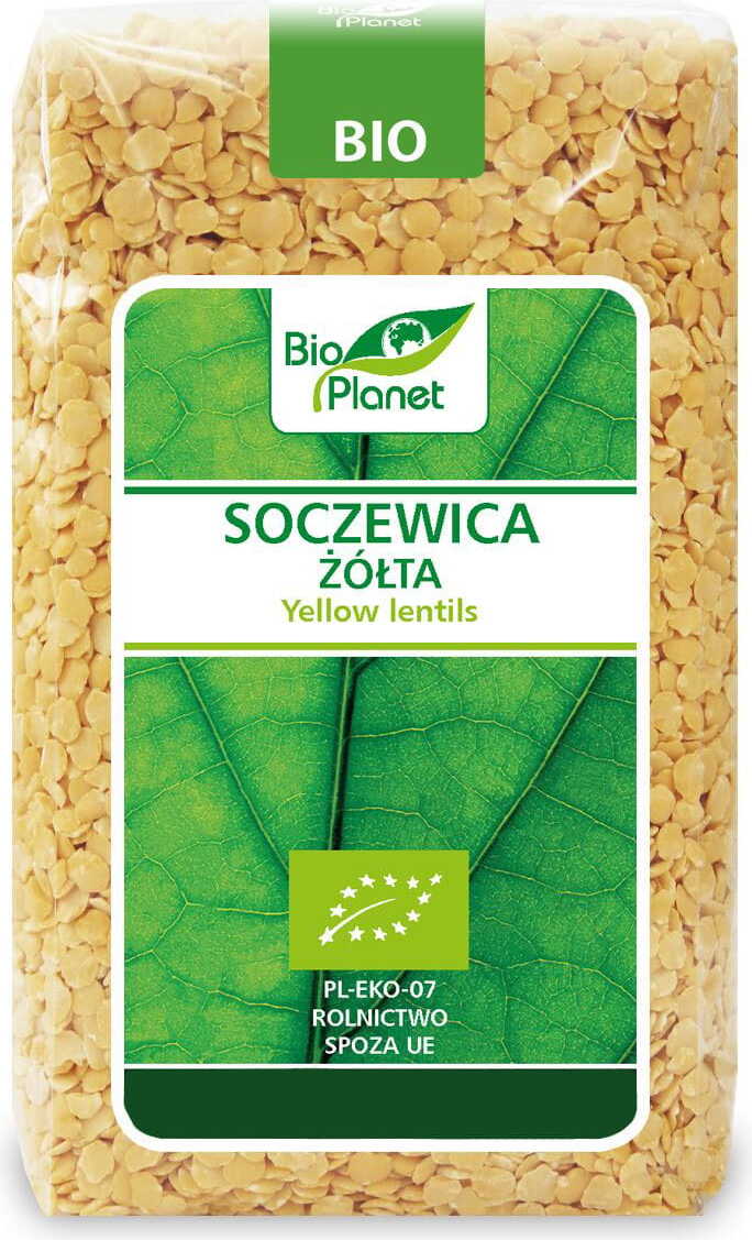 Lentilles jaunes BIO 500 g - BIO PLANET
