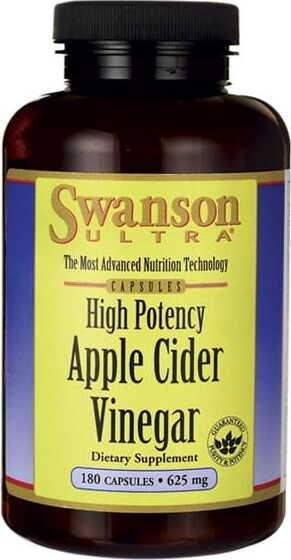 Vinaigre de cidre de pomme 625mg vinaigre de cidre de pomme 180 gélules de SWANSON