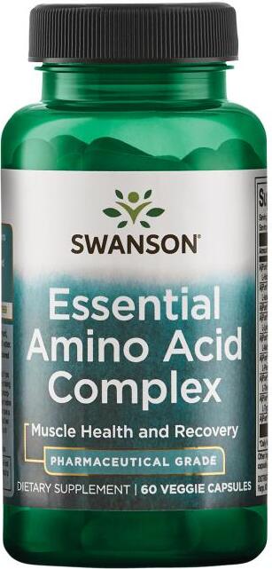 Ajipure Complexe de 9 acides aminés formule ajipure de 9 acides aminés essentiels 60 gélules par SWANSON