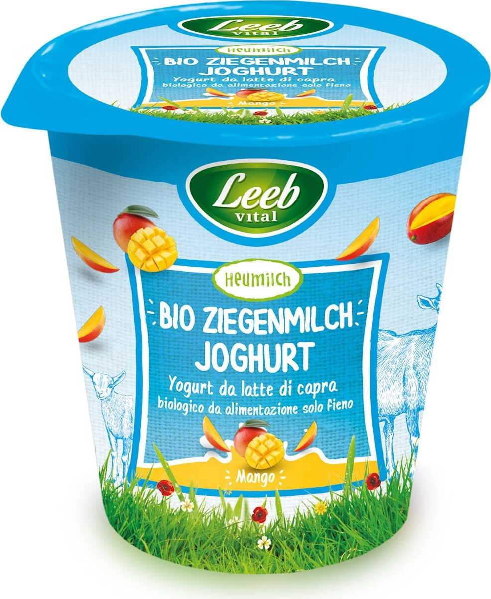 Yaourt chèvre mangue BIO 125 g - LEEB VITAL