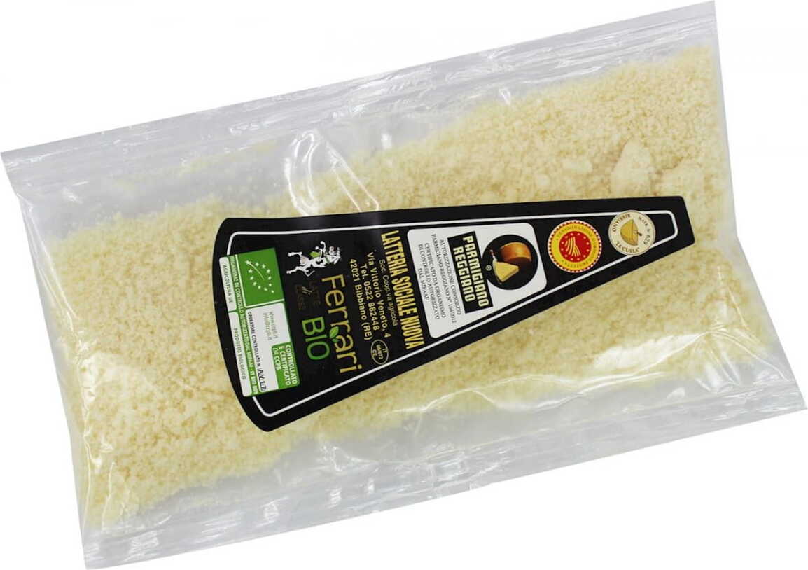 Parmesan râpé BIO 100 g - parmigiano reggiano (ferrari)