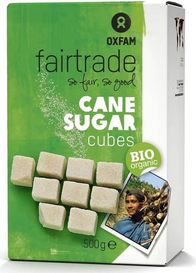Sucre de canne en cubes équitable BIO 500 g - OXFAM