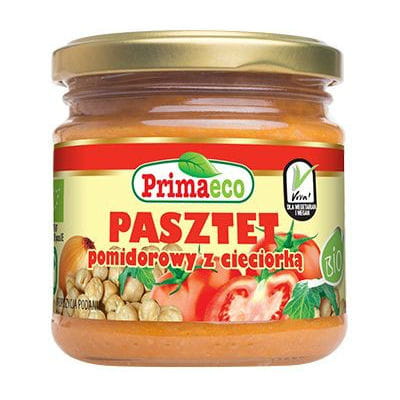 Pâté de tomates aux pois chiches BIO 160 g - PRIMAECO