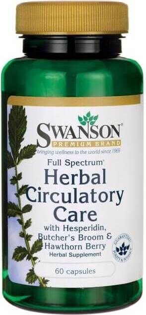Ruszczyk fruit d'aubépine barbelée hesperedyin fs soins circulatoires à base de plantes 60 capsules SWANSON