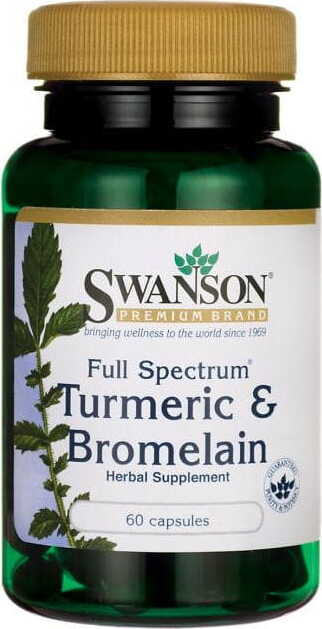 Curcuma & Bromélaïne FS Curcuma & Bromélaïne 60 gélules de SWANSON