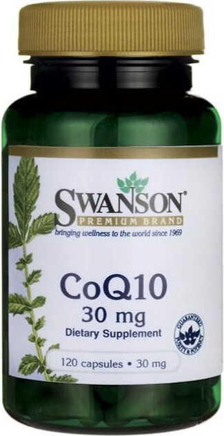 Coenzyme Q10 30mg COQ10 120 gélules de SWANSON