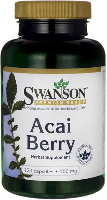 Acai Acai Berry 500mg 120 gélules de SWANSON