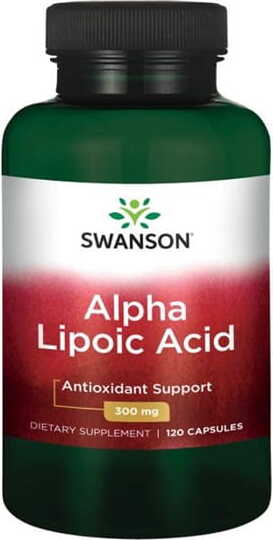 ALA acide alpha lipoïque acide alpha lipoïque 300mg 120 gélules de SWANSON