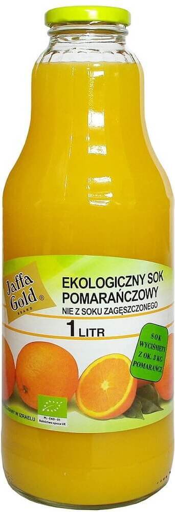 Jus d'orange BIO 1000 ml - JAFFA GOLD