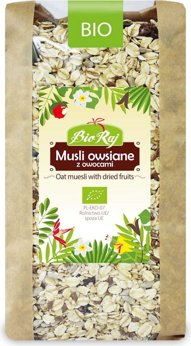 Muesli d'avoine aux fruits BIO 700 g - BIO RAJ
