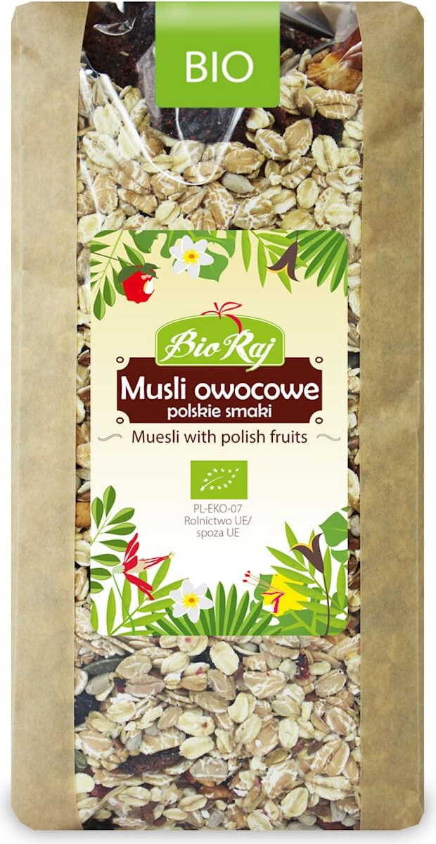 Muesli aux fruits polonais saveurs BIO 700 g - BIO RAJ
