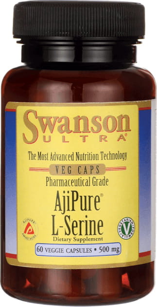 L-sérine ajipure L-sérine 500mg 60 gélules de SWANSON