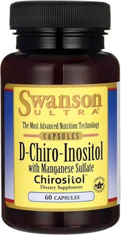 D-chiro-inositol au manganèse chirositol 60 gélules de SWANSON