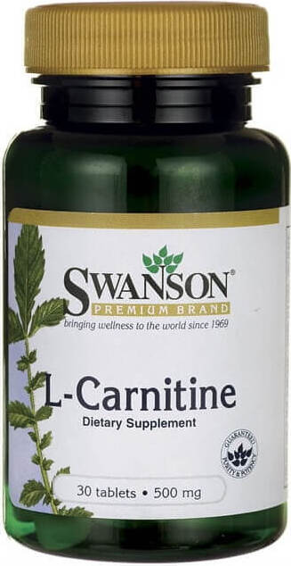 L-carnitine L-carnitine 500mg 30 comprimés de SWANSON