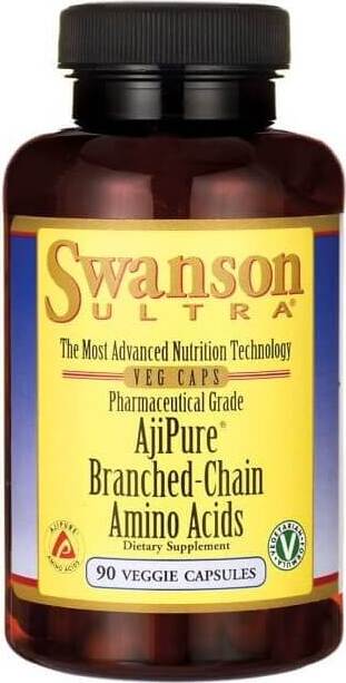 Complexe optimal bcaa ajipure brached - chaîne acides aminés 90 gélules SWANSON
