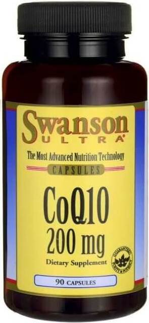 Coenzyme Q10 COQ10 200mg 90 gélules de SWANSON