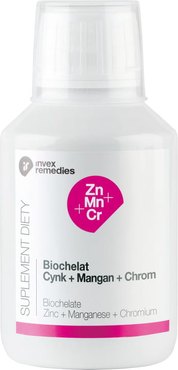 Biochélat zinc + chrome + manganèse biochélate zinc + chrome + manganèse 150ml INVEX RECEDIES