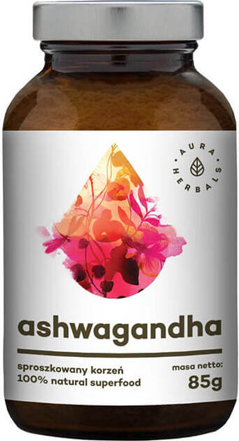 Poudre de racine d'Ashwagandha 85g AURA HERBALS