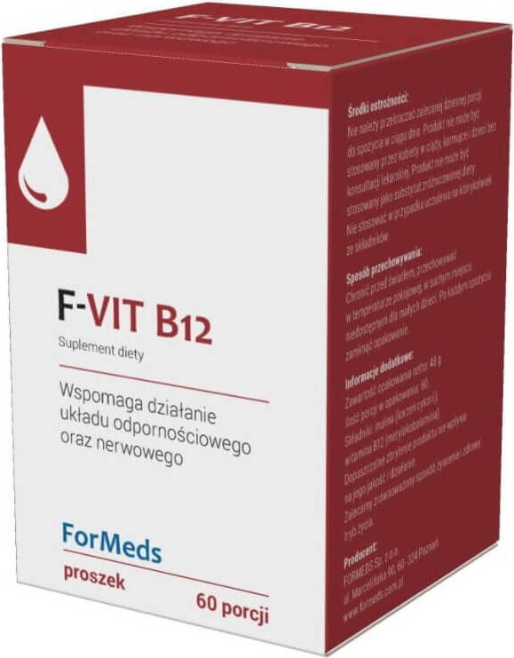 - vit B12 vitamine B12 méthylcobalamine 500mcg 60 portions 48g FORMEDS