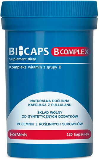 COMPLEXE Vitamine B 293 MG 60 portions 120 gélules FORMEDS bicaps