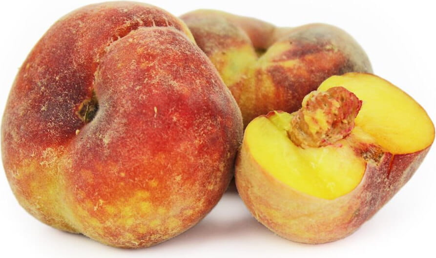 Pêches ufo fraîches BIO (environ 0,50 kg)