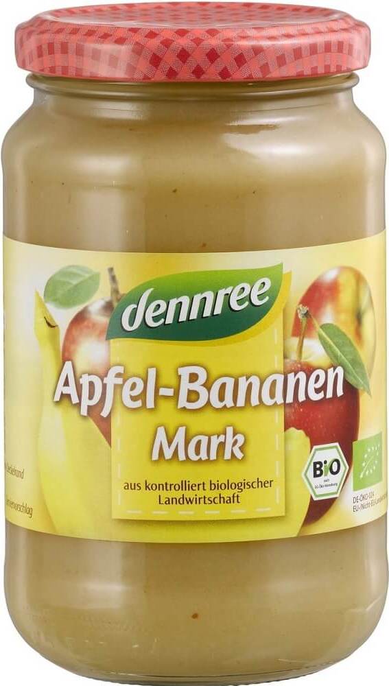 Mousse pomme - banane BIO 360 g - DENNREE